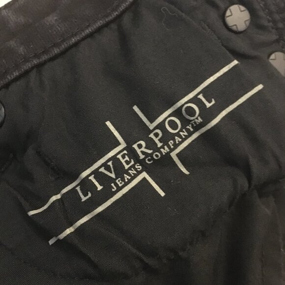 Liverpool Jeans Company Black Denim Straight Cut Jeans - Picture 8 of 14